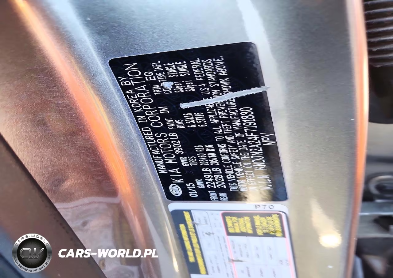 2015 Kia Soul Base VIN:KNDJN2A24F7191830 - 12
