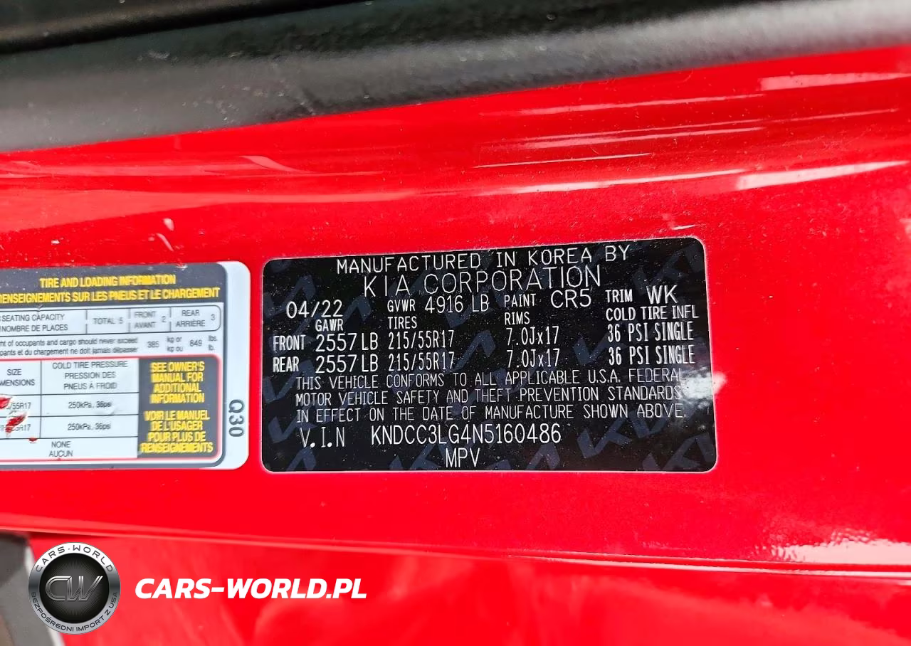 2022 Kia Niro Ev S VIN:KNDCC3LG4N5160486 - 14