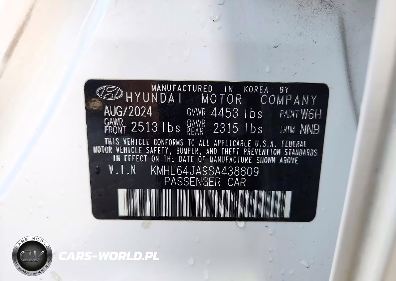 2025 Hyundai Sonata Sel VIN:KMHL64JA9SA438809 - 13