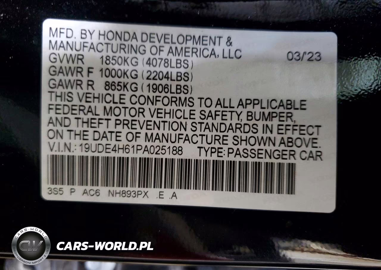 2023 Acura Integra A-Spec Tech VIN:19UDE4H61PA025188 - 12