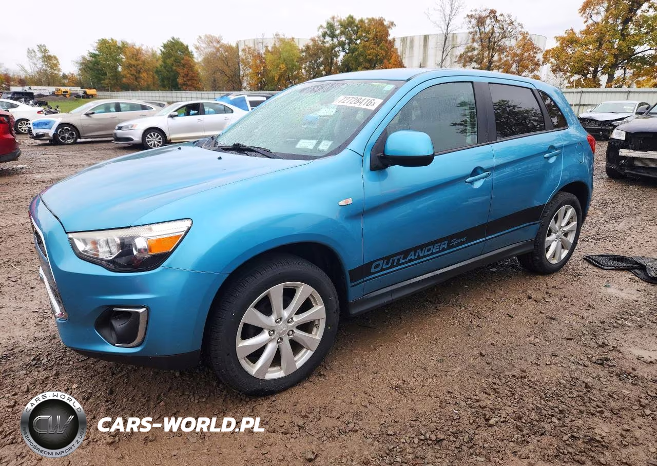 2014 Mitsubishi Outlander Sport Es VIN:4A4AR3AU6EE029731 - 1