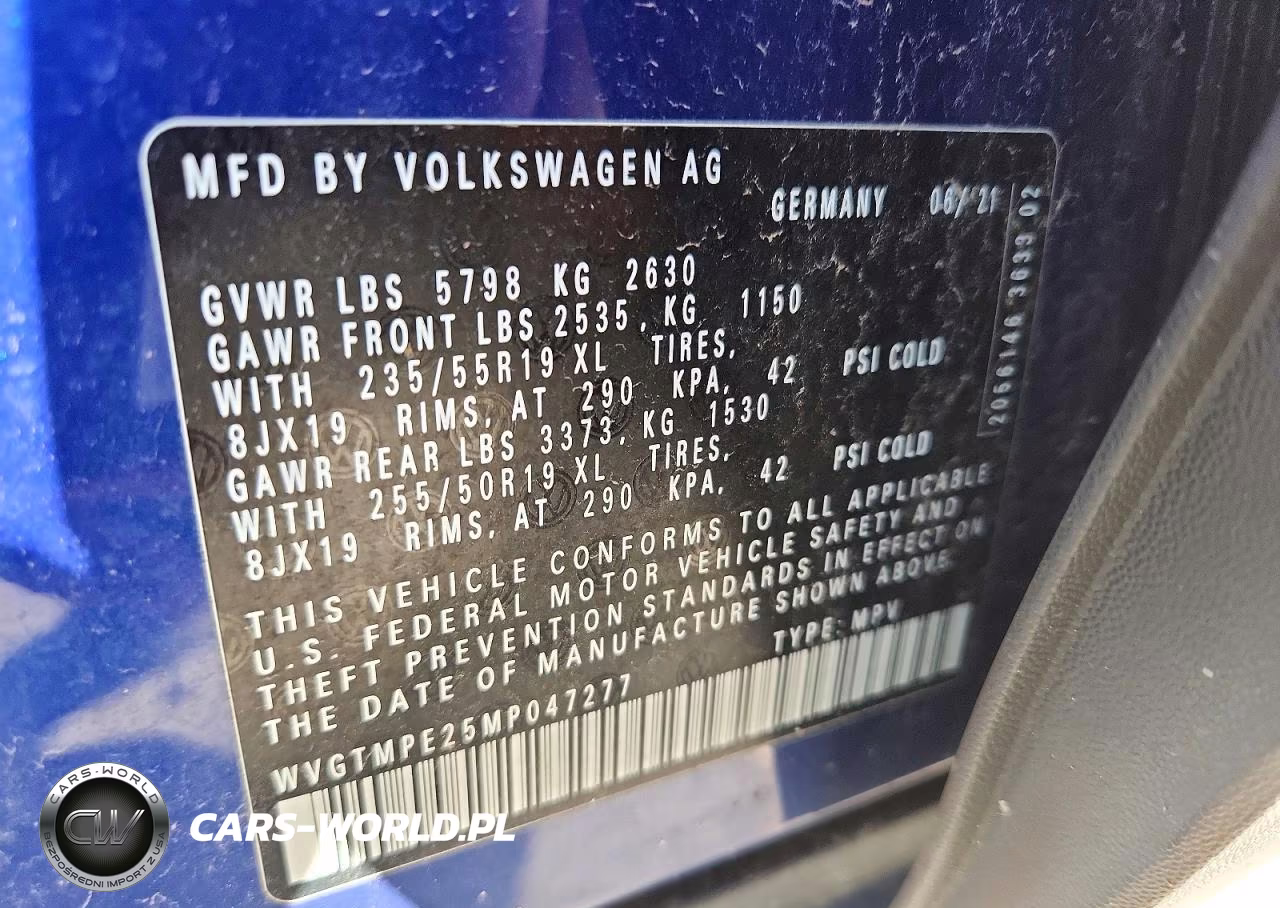 2021 Volkswagen Id.4 Pro S VIN:WVGTMPE25MP047277 - 12