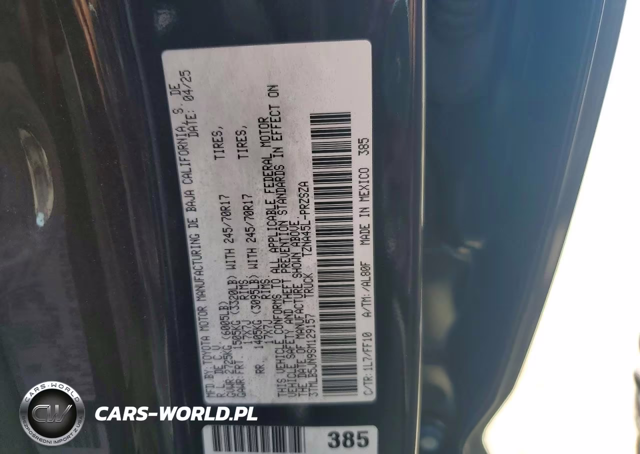 2025 Toyota Tacoma Sr5 VIN:3TMLB5JN9SM129157 - 12