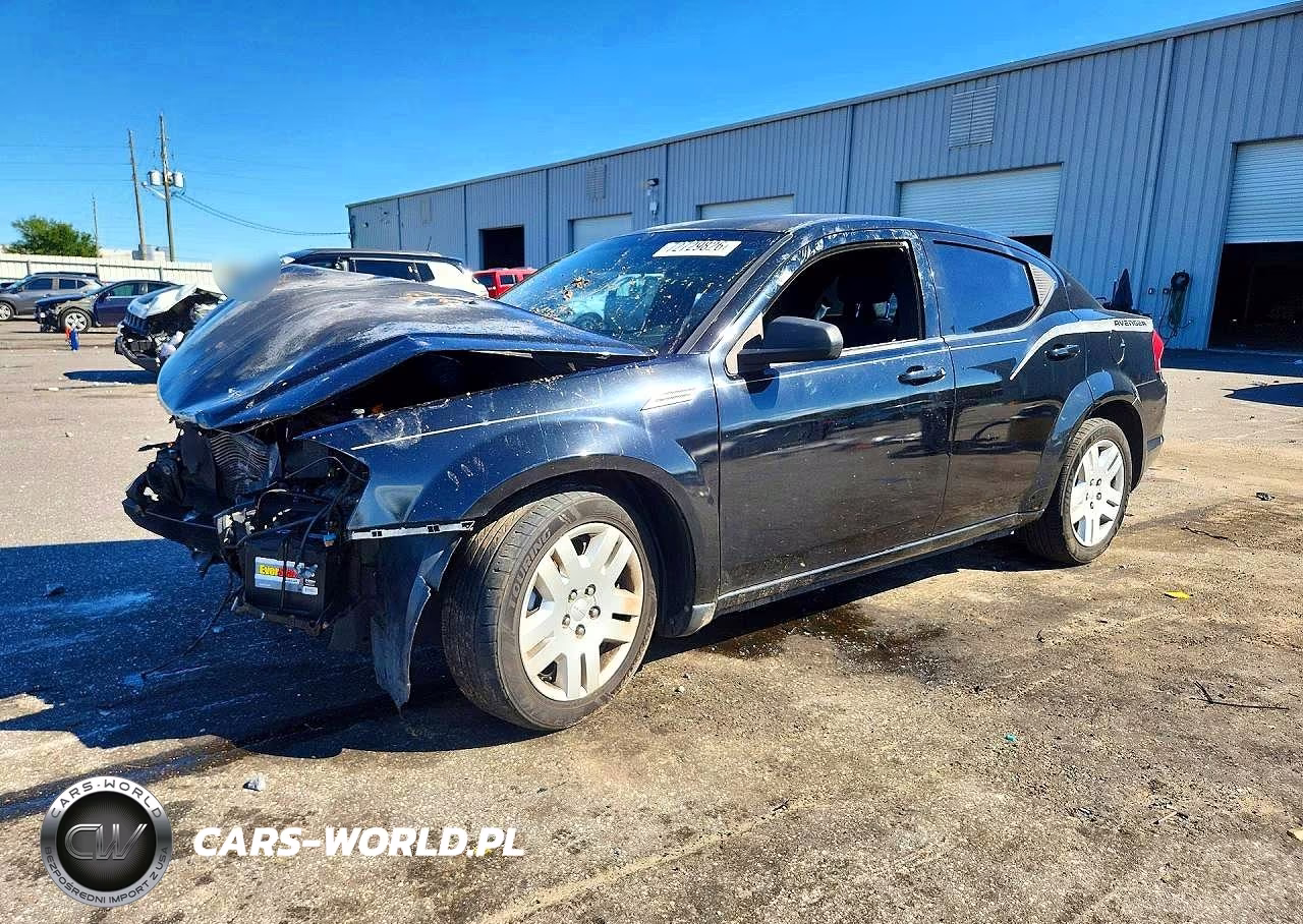 2012 Dodge Avenger Se VIN:1C3CDZAB2CN109691 - 1