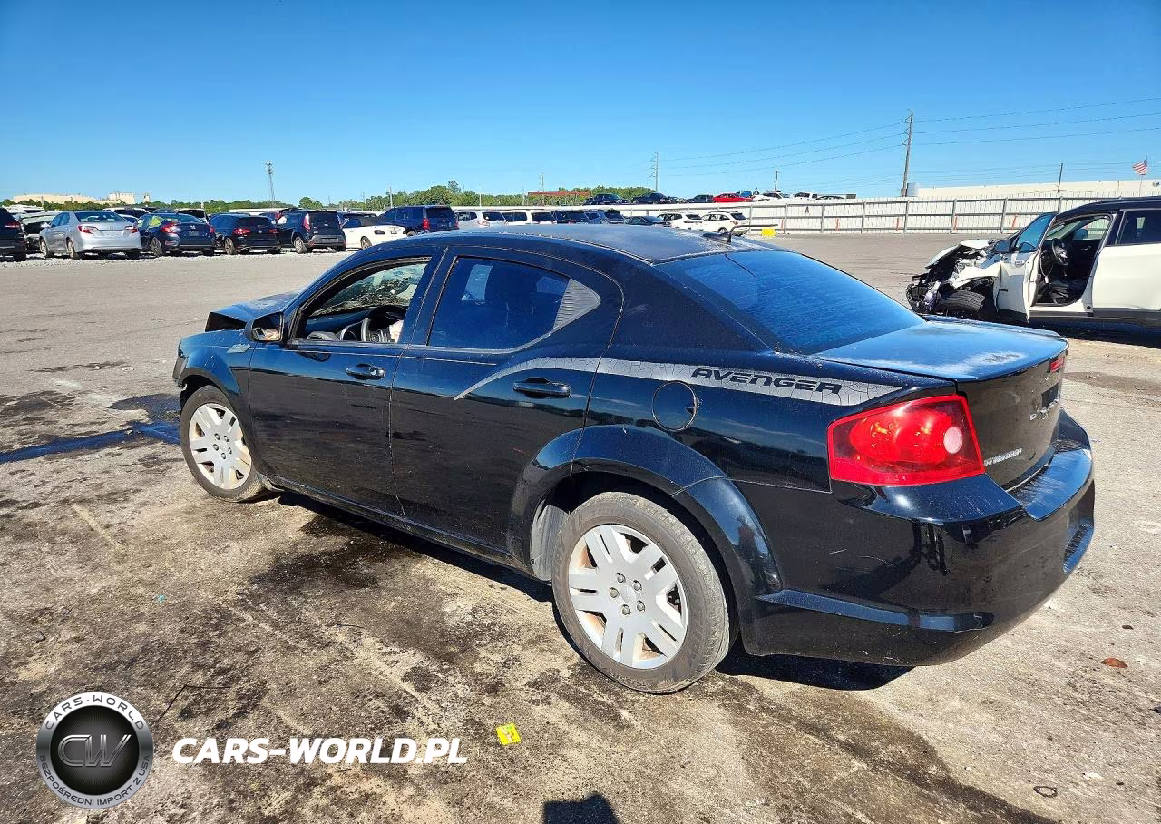 2012 Dodge Avenger Se VIN:1C3CDZAB2CN109691 - 2