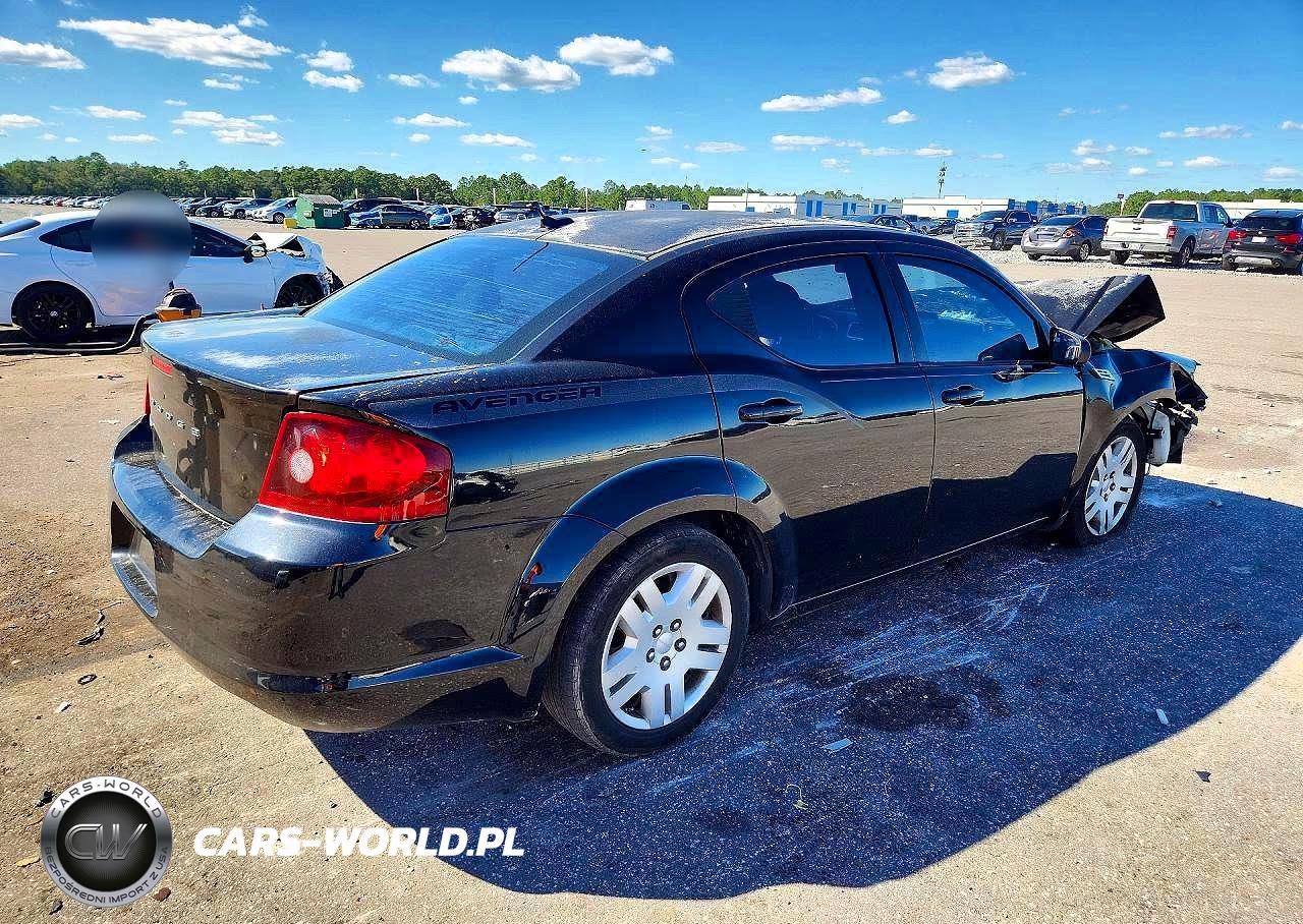 2012 Dodge Avenger Se VIN:1C3CDZAB2CN109691 - 3