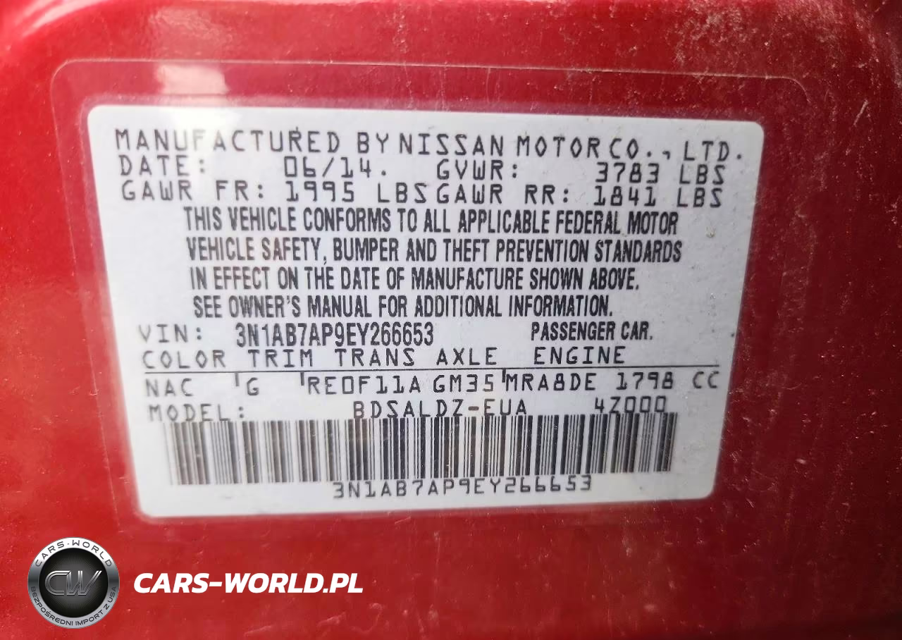 2014 Nissan Sentra VIN:3N1AB7AP9EY266653 - 12