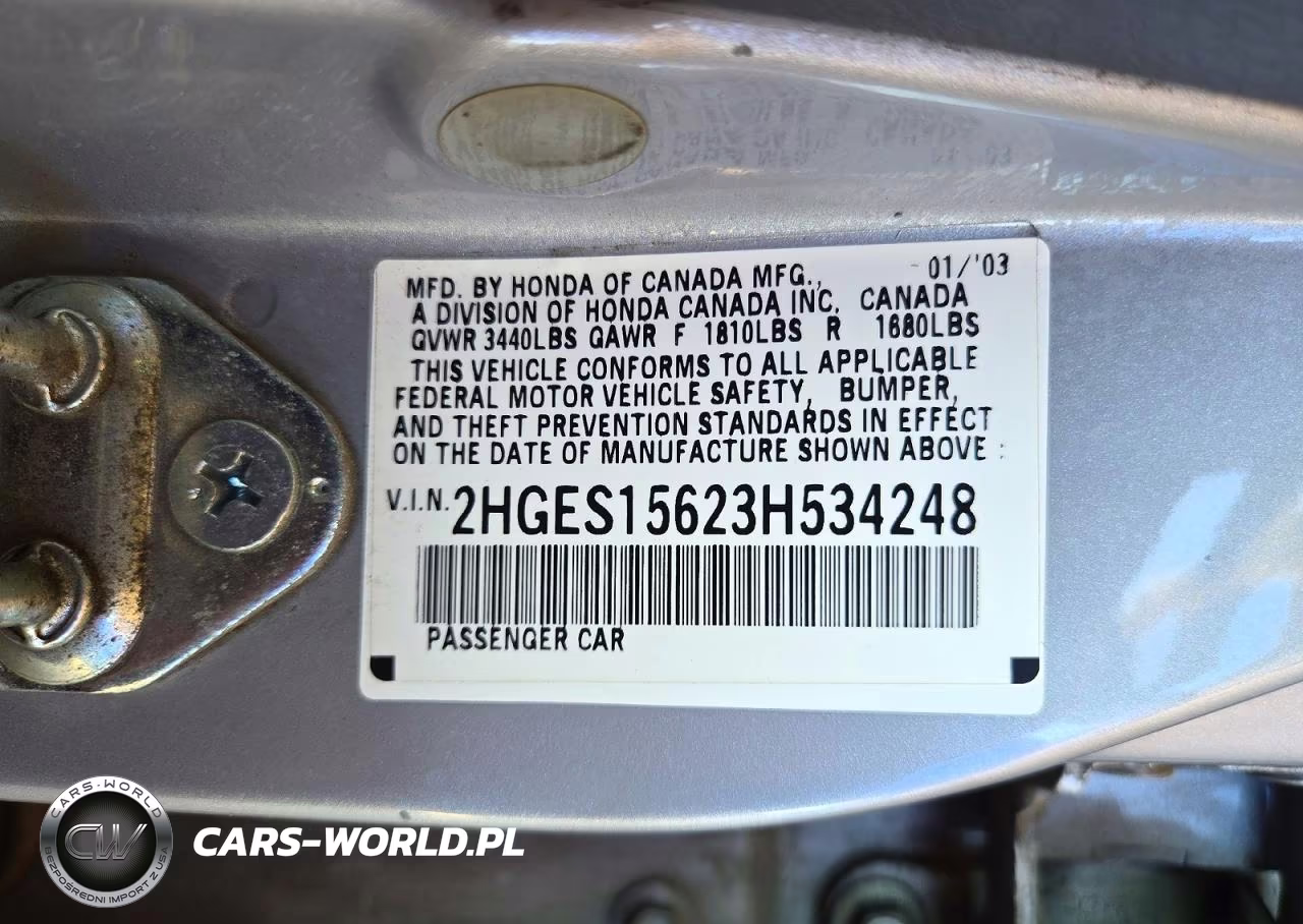 2003 Honda Civic Lx VIN:2HGES15623H534248 - 12
