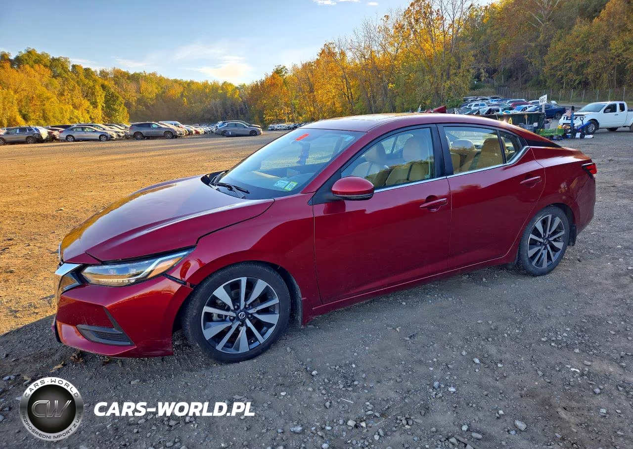 2020 Nissan Sentra Sv VIN:3N1AB8CV2LY244959 - 1
