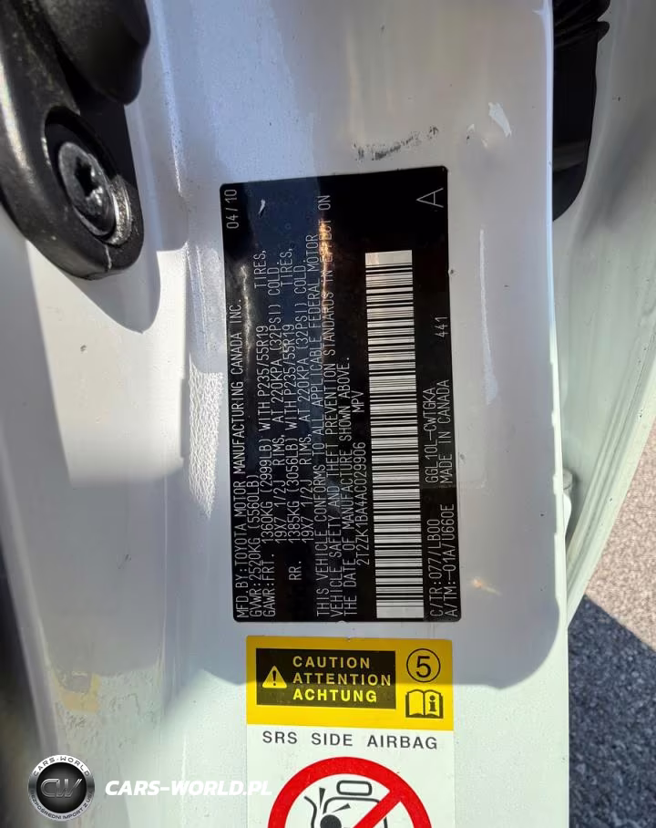 2010 Lexus Rx 350 VIN:2T2ZK1BA4AC029906 - 10