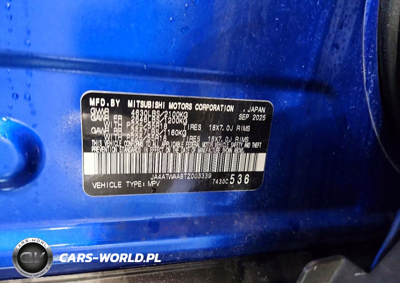 2026 Mitsubishi Eclipse Cross Se VIN:JA4ATWAA8TZ003339 - 13