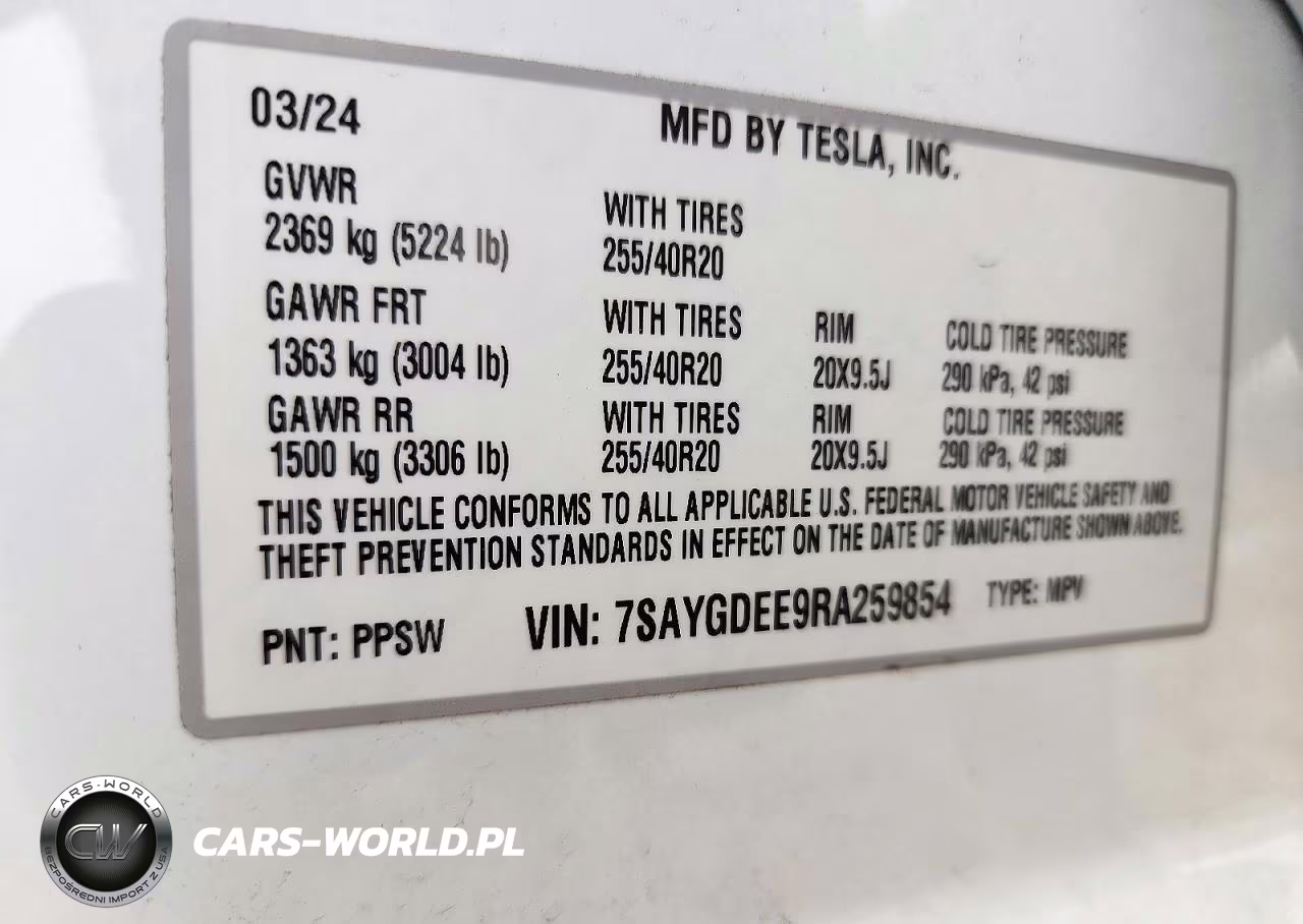 2024 Tesla Model Y VIN:7SAYGDEE9RA259854 - 13