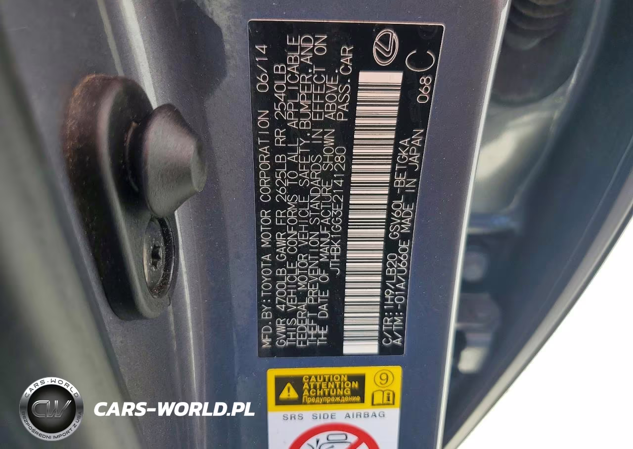 2014 Lexus Es 350 VIN:JTHBK1GG3E2141280 - 12