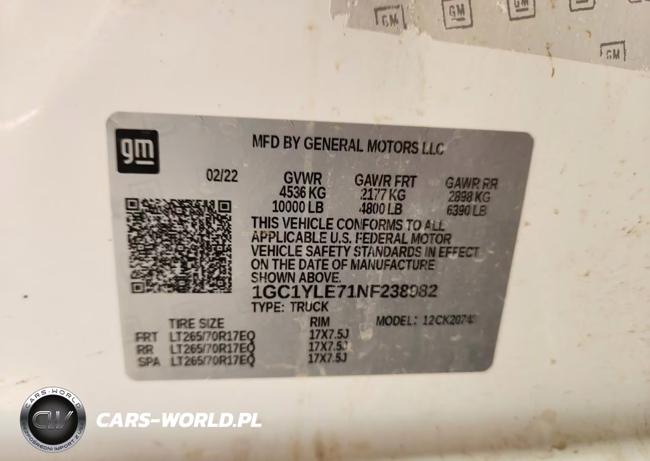 2022 Chevrolet Silverado K2500 Heavy Duty VIN:1GC1YLE71NF238982 - 12