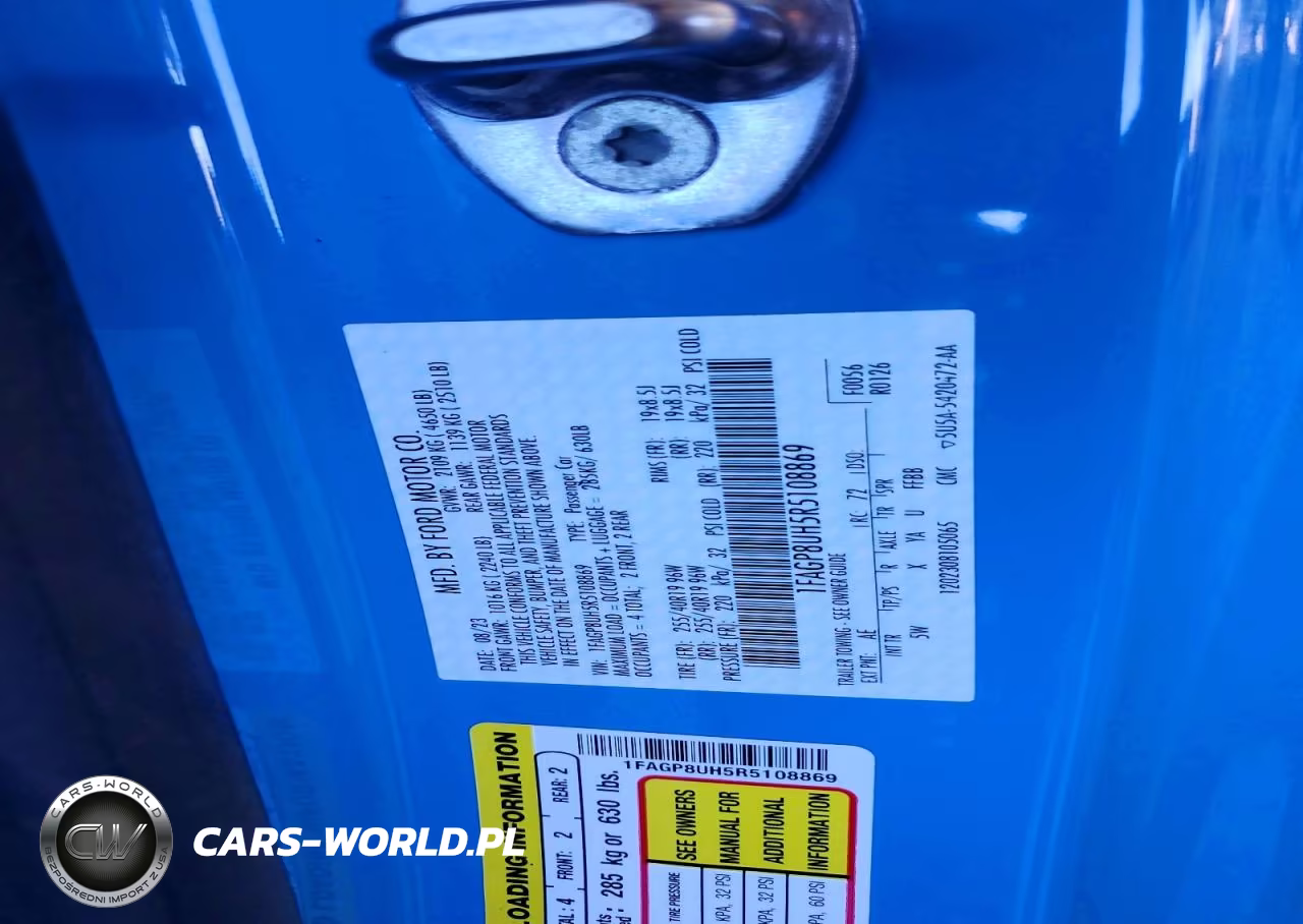 2024 Ford Mustang VIN:1FAGP8UH5R5108869 - 13