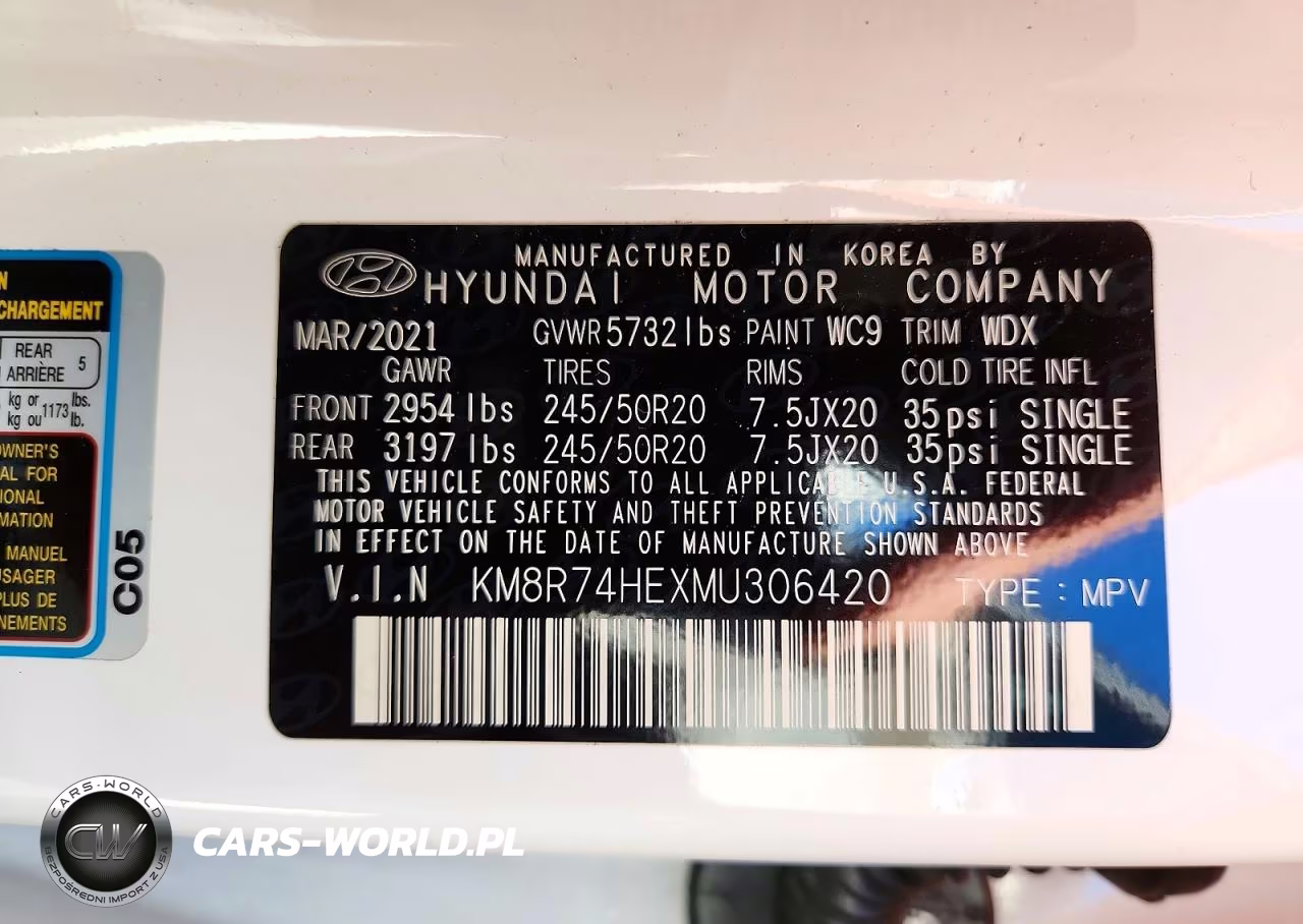 2021 Hyundai Palisade Calligraphy VIN:KM8R74HEXMU306420 - 13