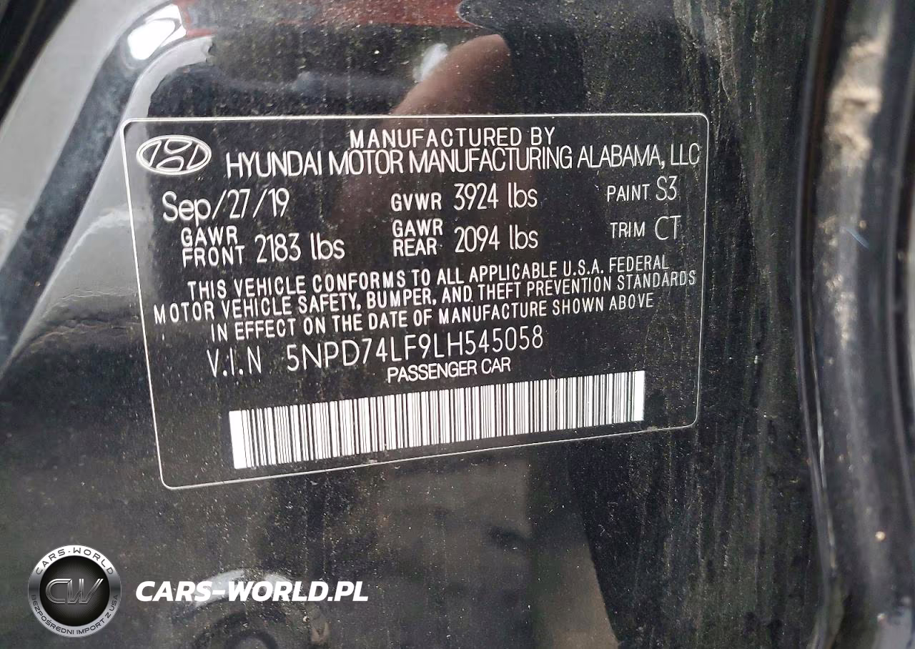 2020 Hyundai Elantra Se VIN:5NPD74LF9LH545058 - 12