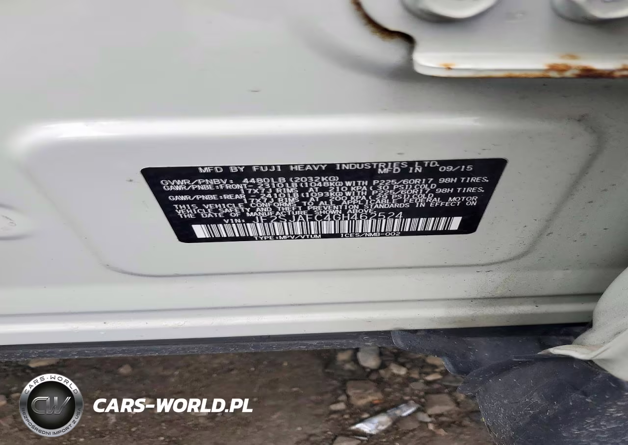 2016 Subaru Forester 2.5I Premium VIN:JF2SJAFC4GH462524 - 13
