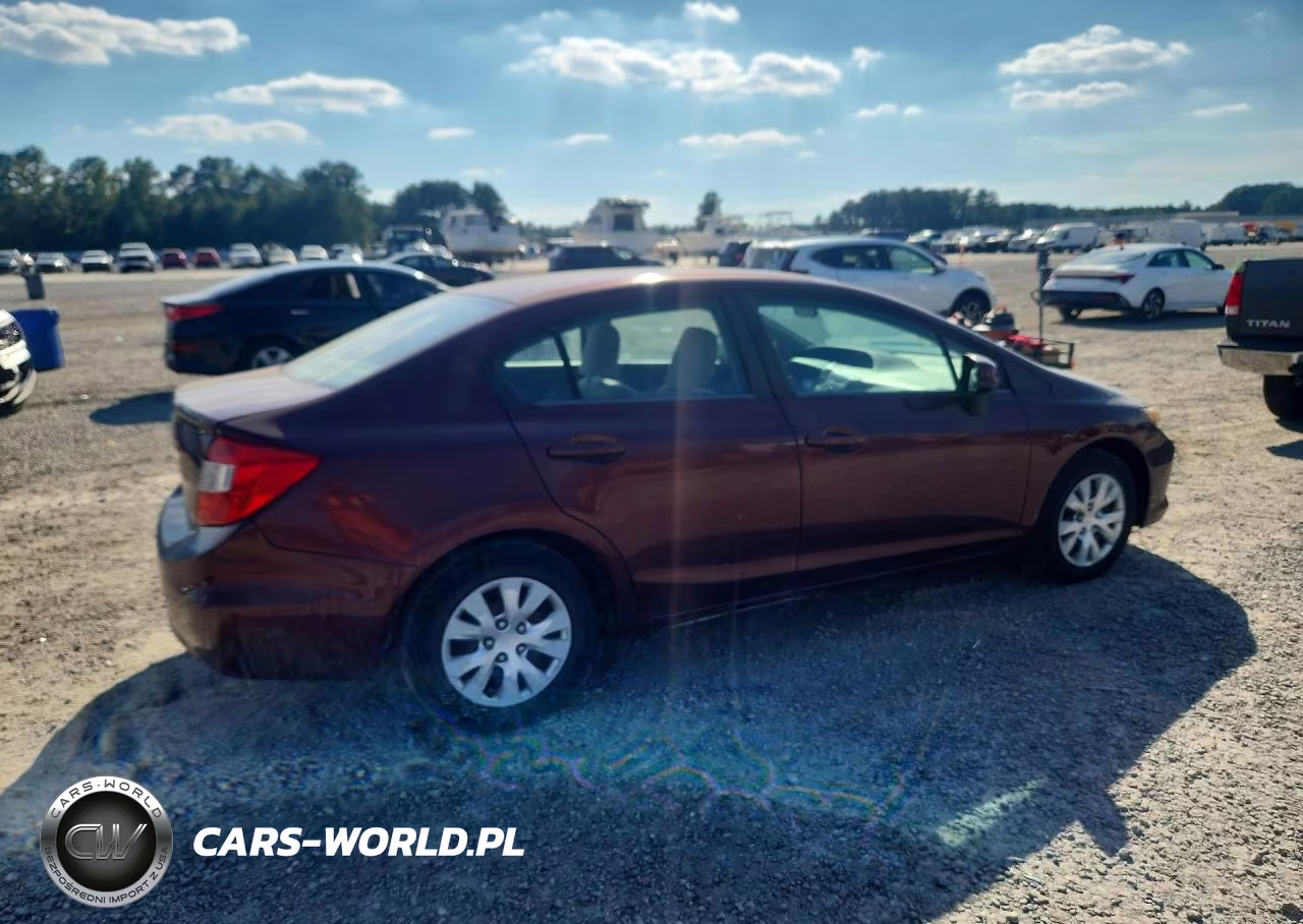 2012 Honda Civic Lx VIN:19XFB2F57CE099463 - 3