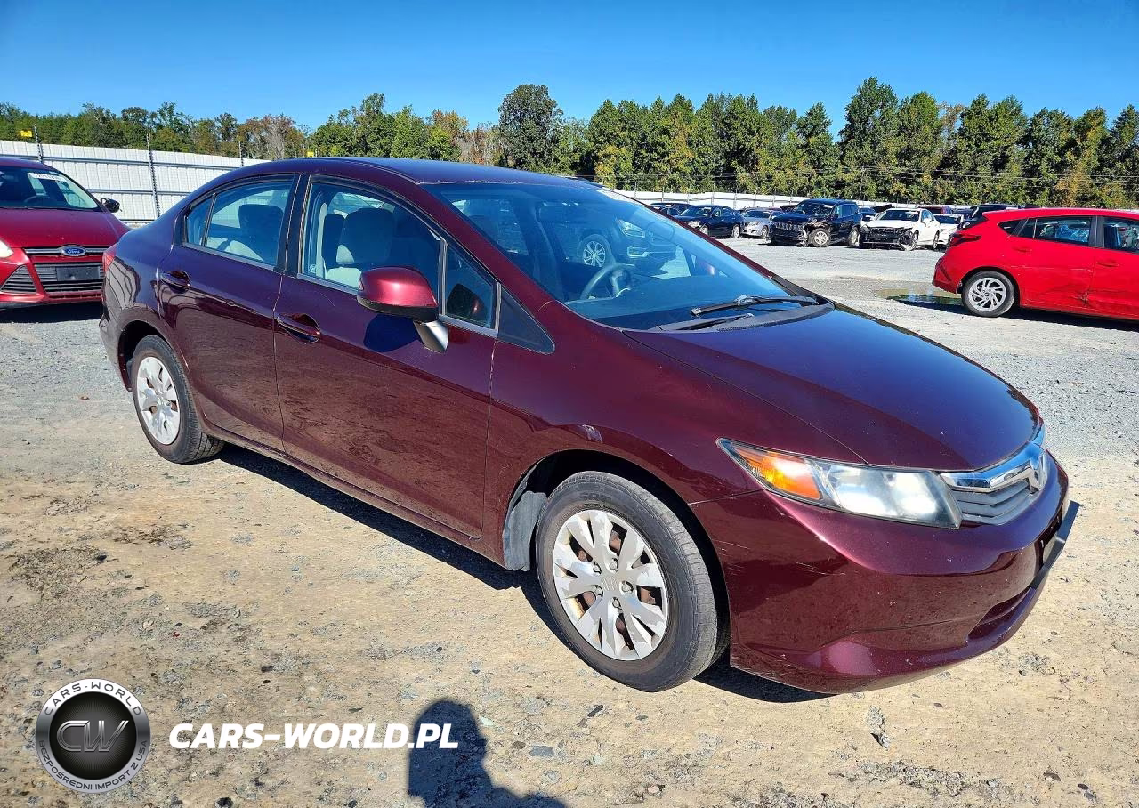 2012 Honda Civic Lx VIN:19XFB2F57CE099463 - 4