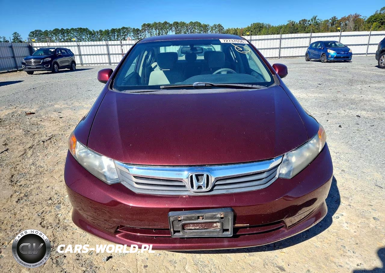 2012 Honda Civic Lx VIN:19XFB2F57CE099463 - 5