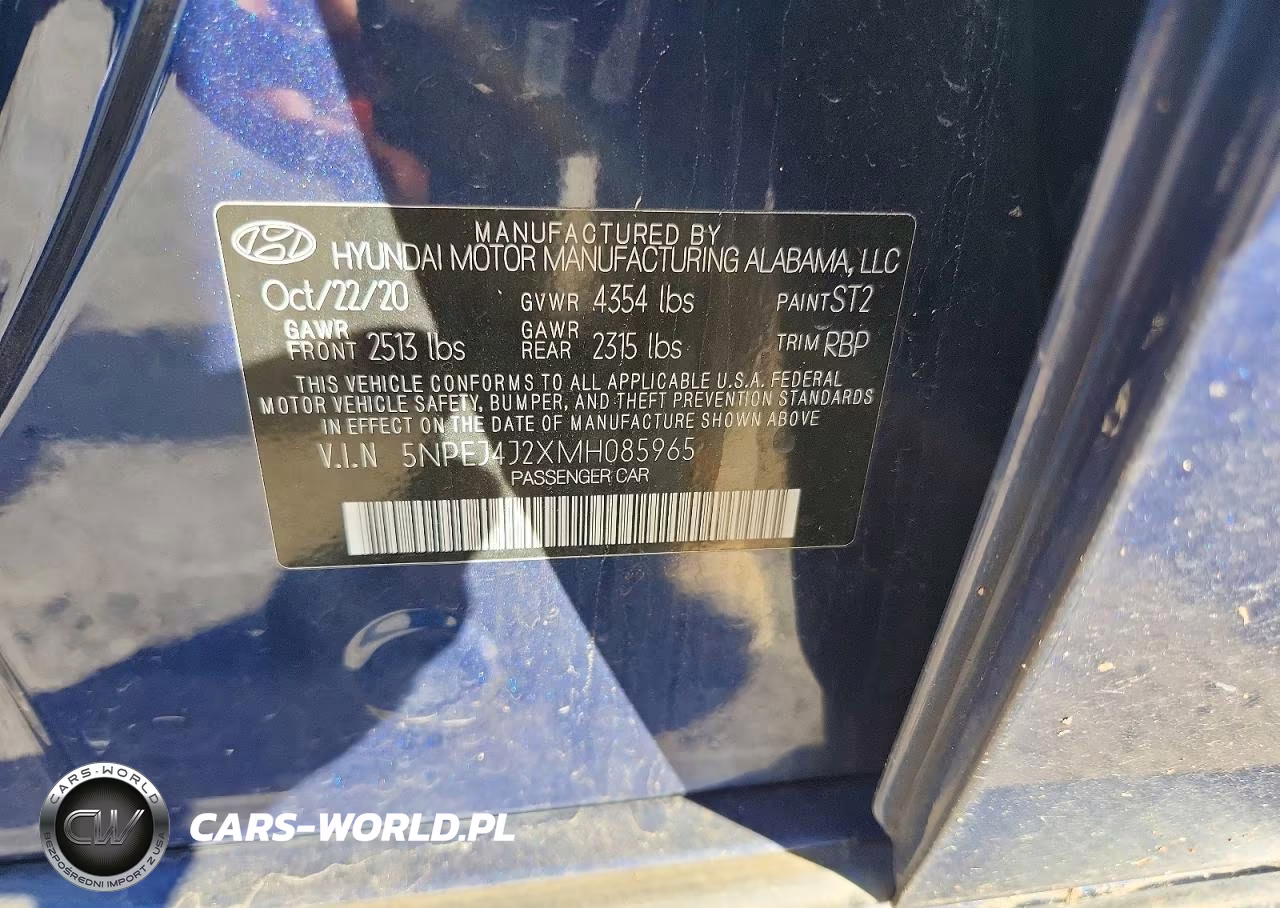 2021 Hyundai Sonata Sel Plus VIN:5NPEJ4J2XMH085965 - 12