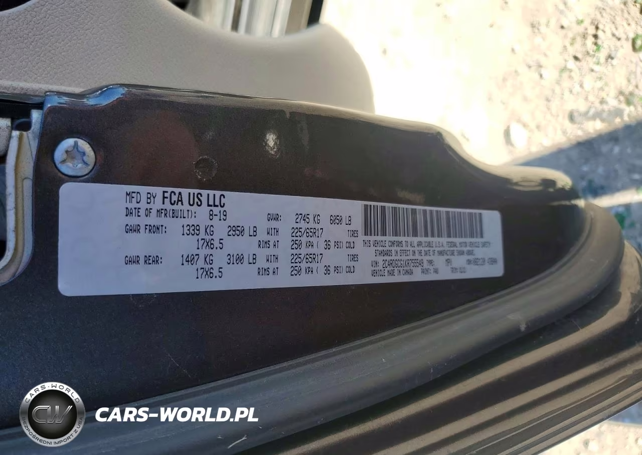 2019 Dodge Grand Caravan Sxt VIN:2C4RDGCG1KR755549 - 12