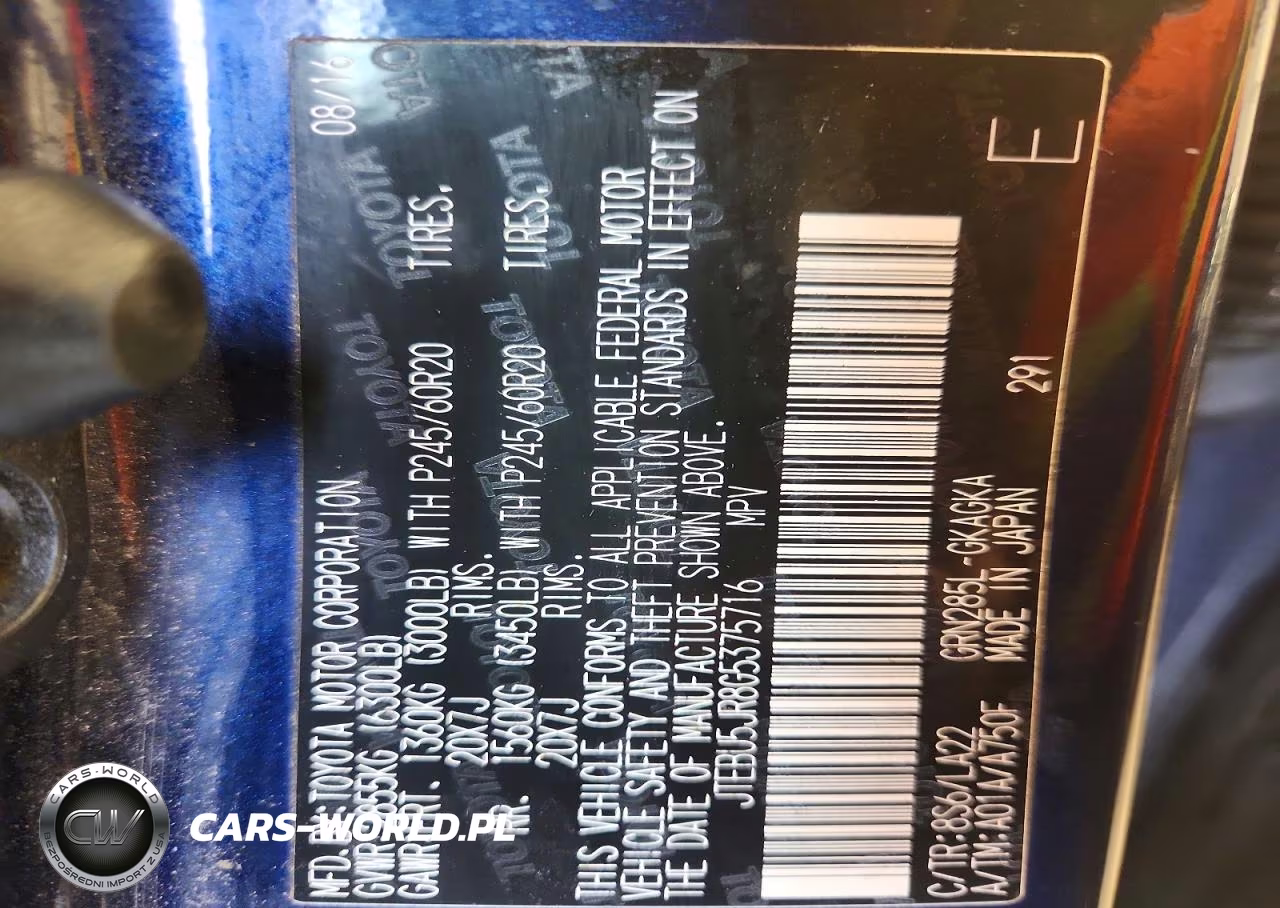 2016 Toyota 4Runner Limited VIN:JTEBU5JR8G5375716 - 13