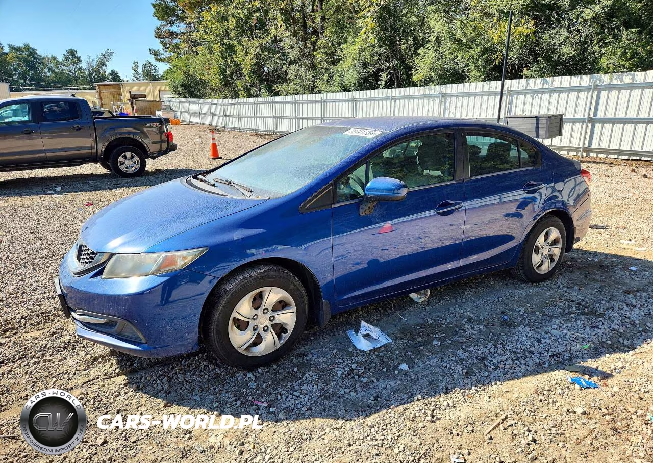 2015 Honda Civic Lx VIN:19XFB2F56FE009255 - 1