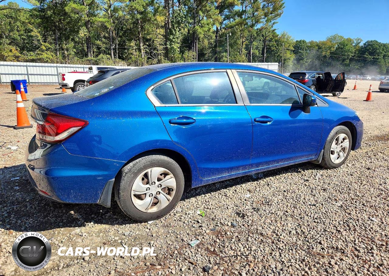 2015 Honda Civic Lx VIN:19XFB2F56FE009255 - 3
