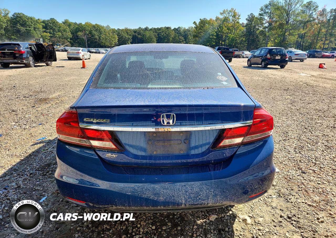2015 Honda Civic Lx VIN:19XFB2F56FE009255 - 6