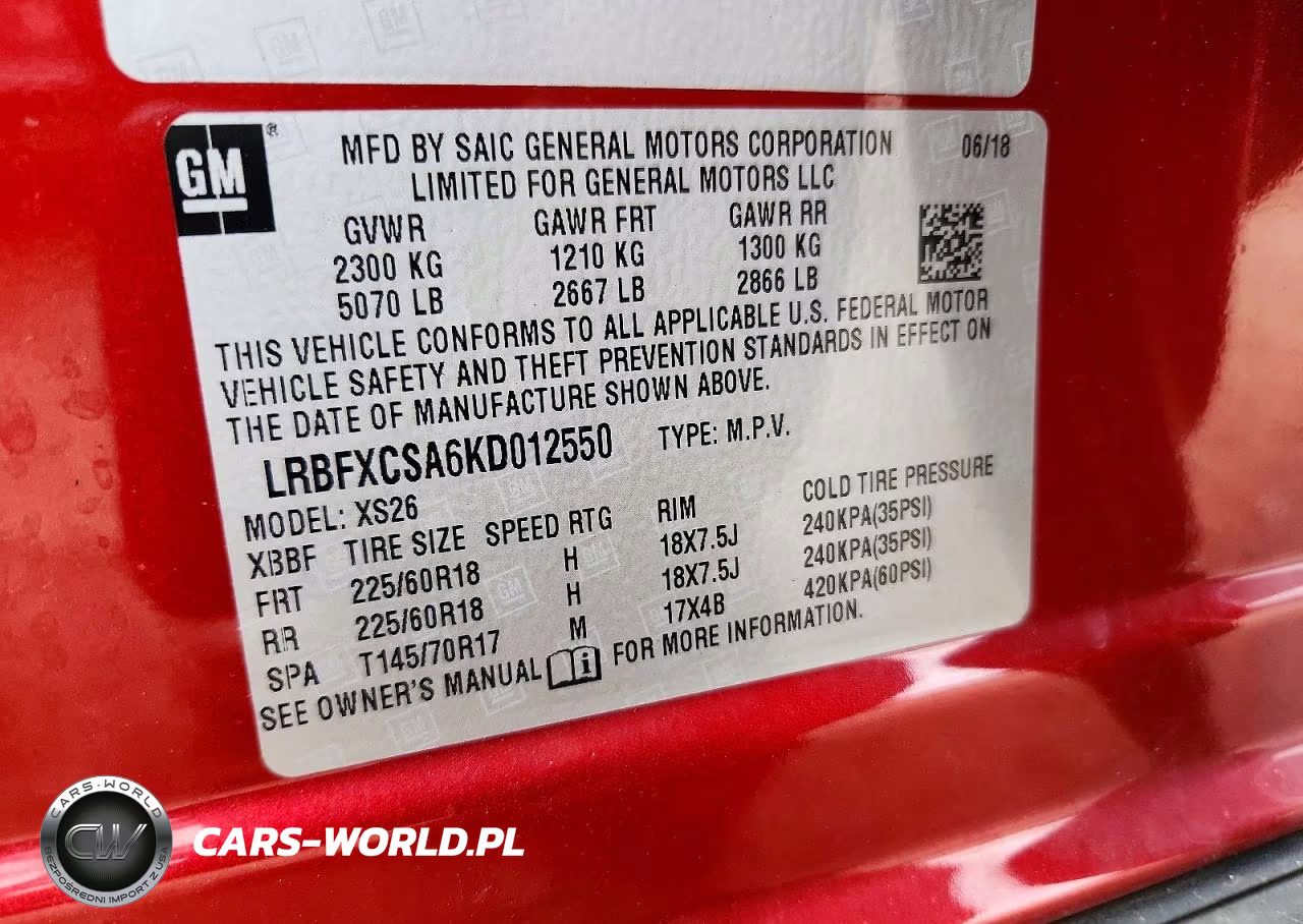 2019 Buick Envision Essence VIN:LRBFXCSA6KD012550 - 12