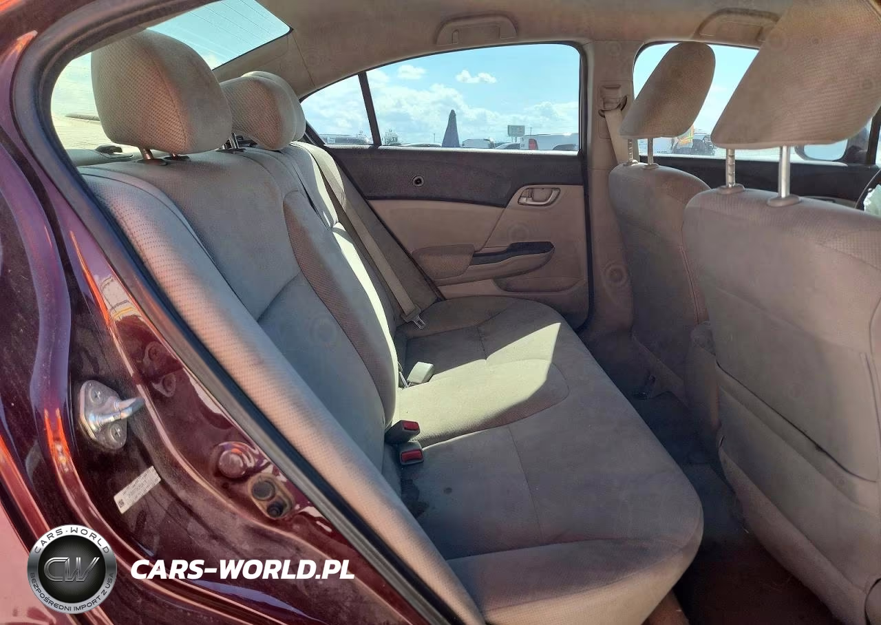 2012 Honda Civic Lx VIN:2HGFB2F54CH584276 - 10