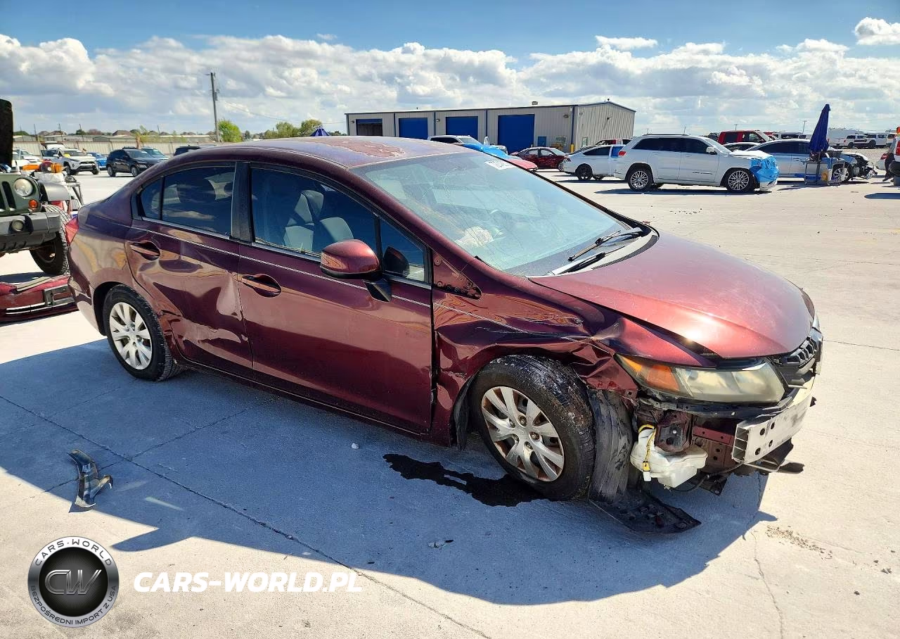 2012 Honda Civic Lx VIN:2HGFB2F54CH584276 - 4