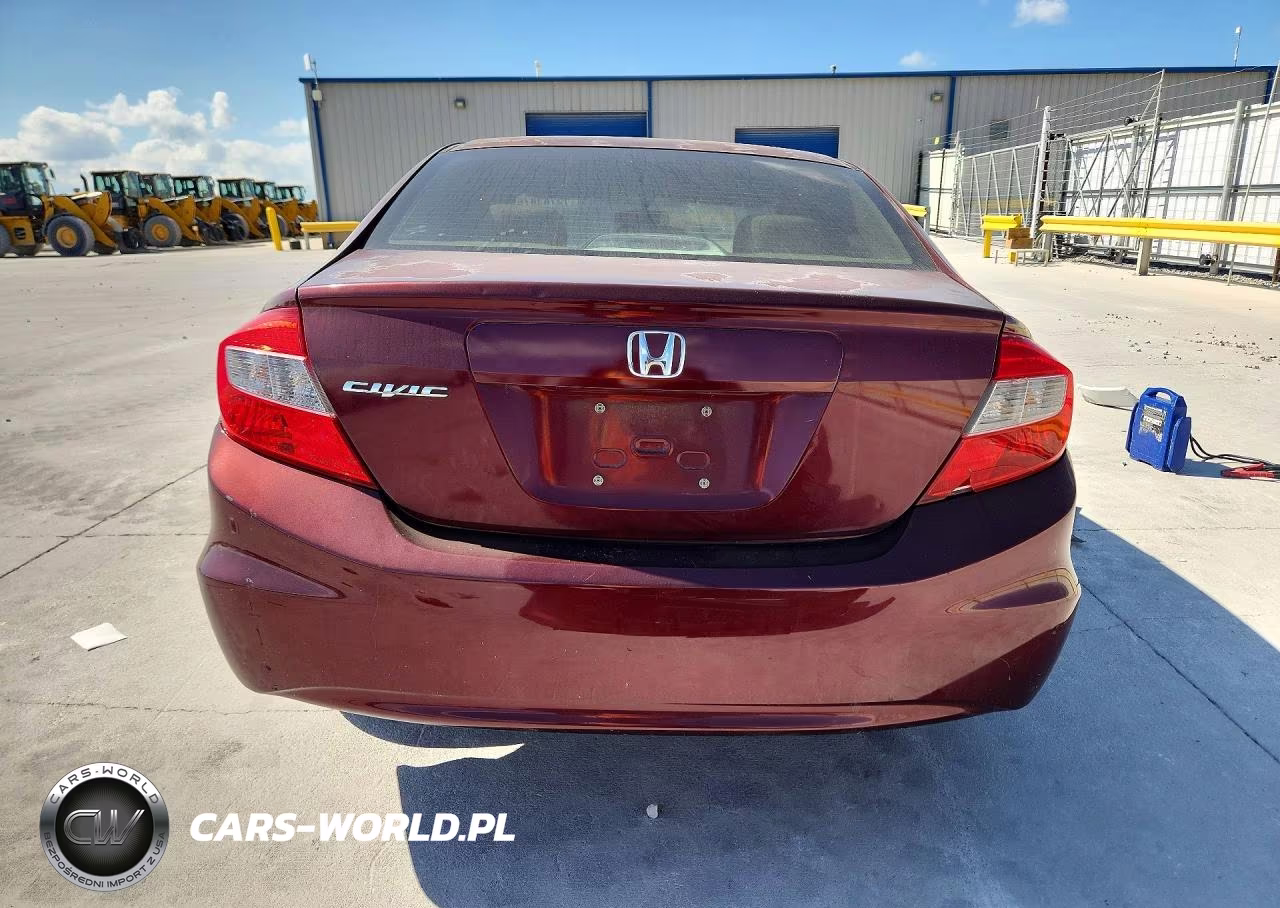 2012 Honda Civic Lx VIN:2HGFB2F54CH584276 - 6