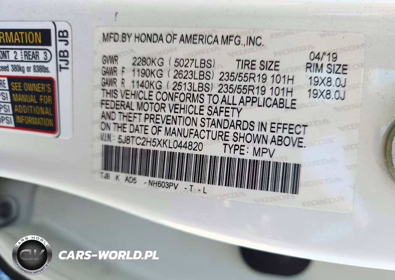 2019 Acura Rdx Technology VIN:5J8TC2H5XKL044820 - 13