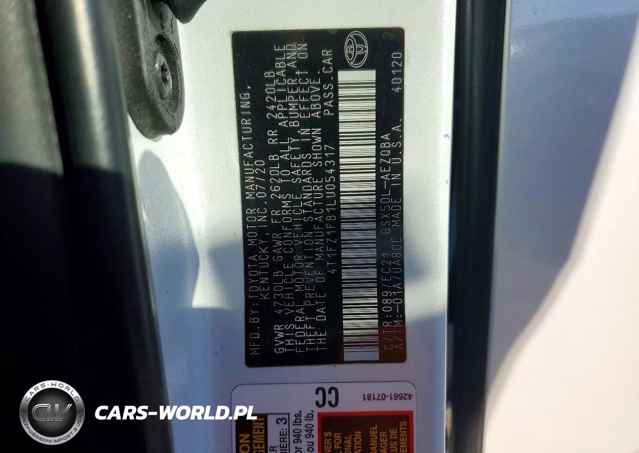 2020 Toyota Avalon Trd VIN:4T1FZ1FB1LU054317 - 12