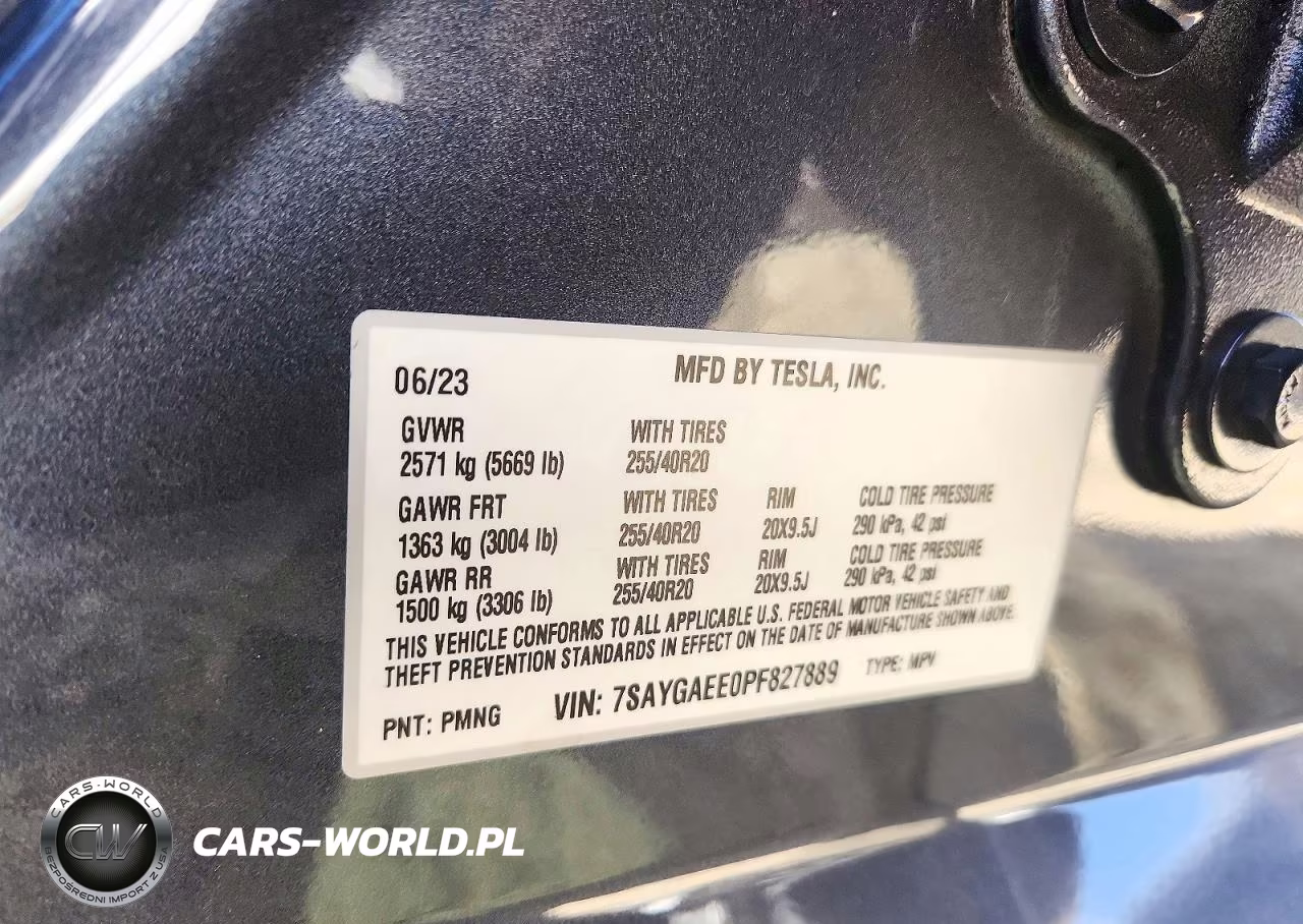 2023 Tesla Model Y VIN:7SAYGAEE0PF827889 - 12