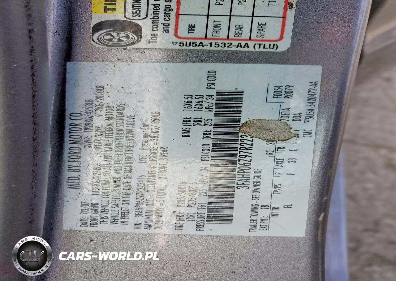2007 Ford Fusion S VIN:3FAHP06Z97R223416 - 13