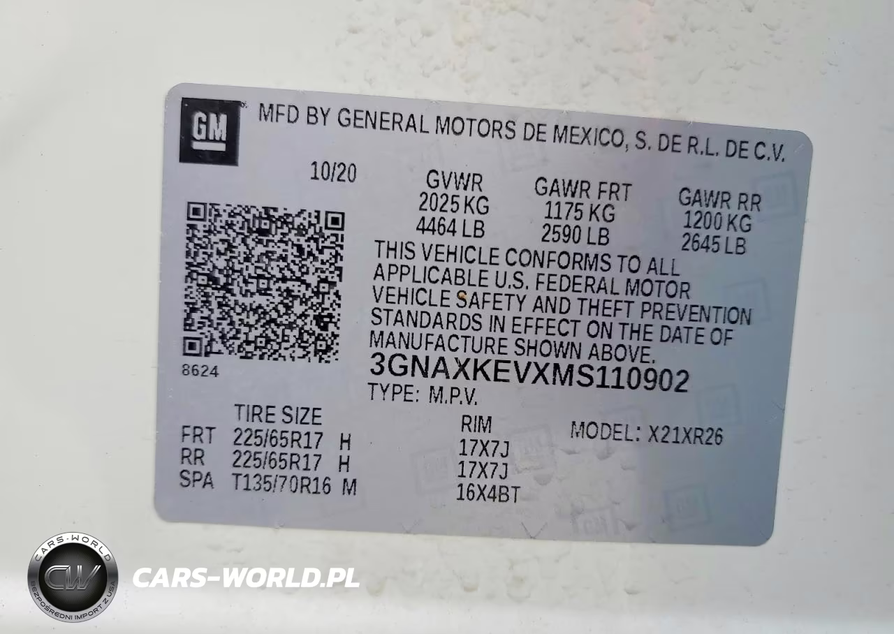 2021 Chevrolet Equinox Lt VIN:3GNAXKEVXMS110902 - 13