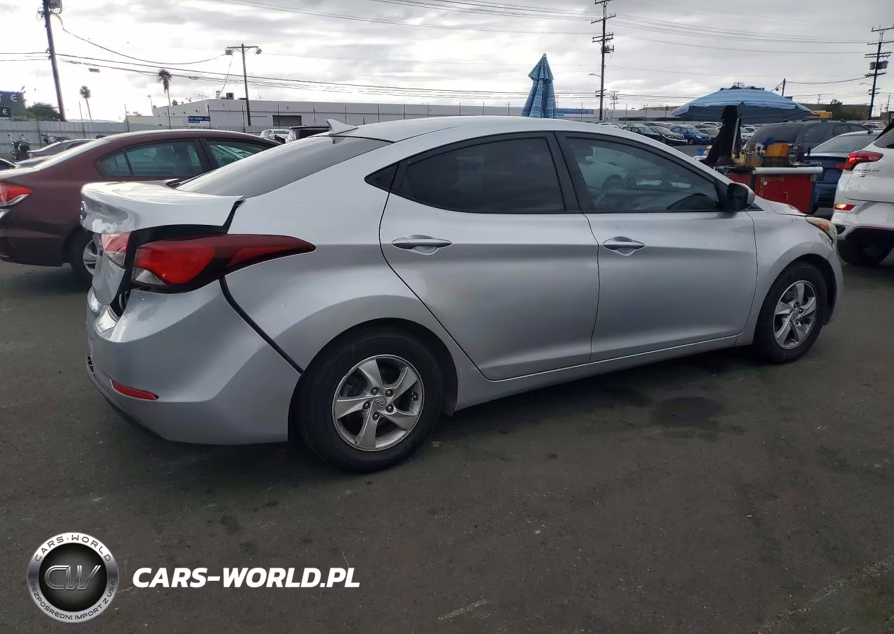 2014 Hyundai Elantra Se VIN:5NPDH4AE9EH496289 - 3