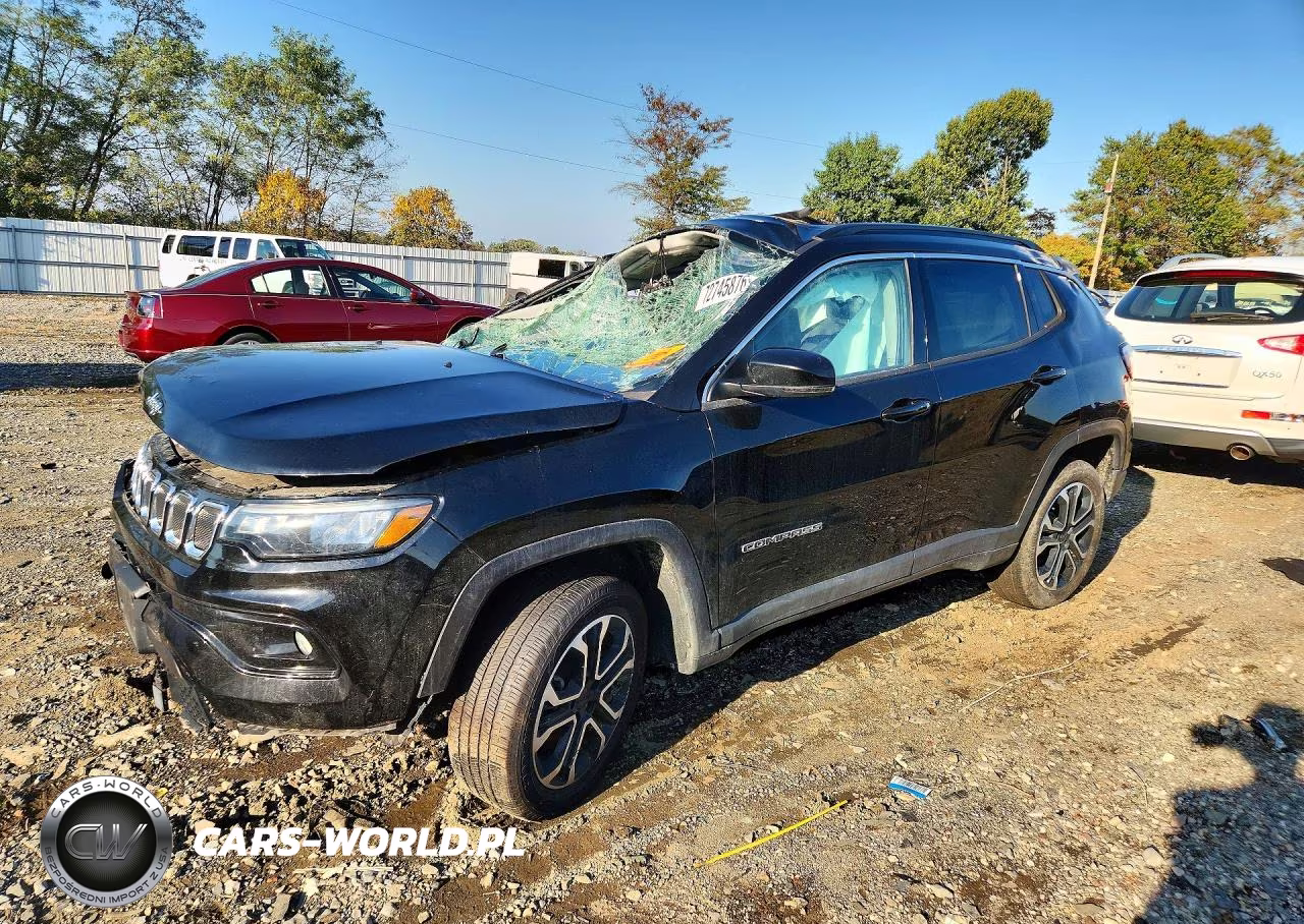 2022 Jeep Compass Limited VIN:3C4NJDCBXNT203740 - 1