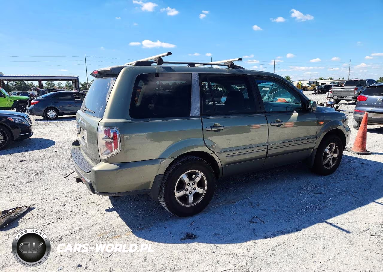 2007 Honda Pilot VIN:5FNYF28787B007658 - 3