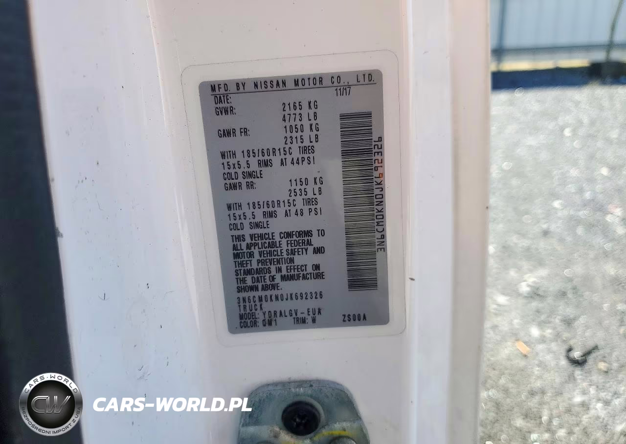 2018 Nissan Nv200 Delivery Van VIN:3N6CM0KN0JK692326 - 13