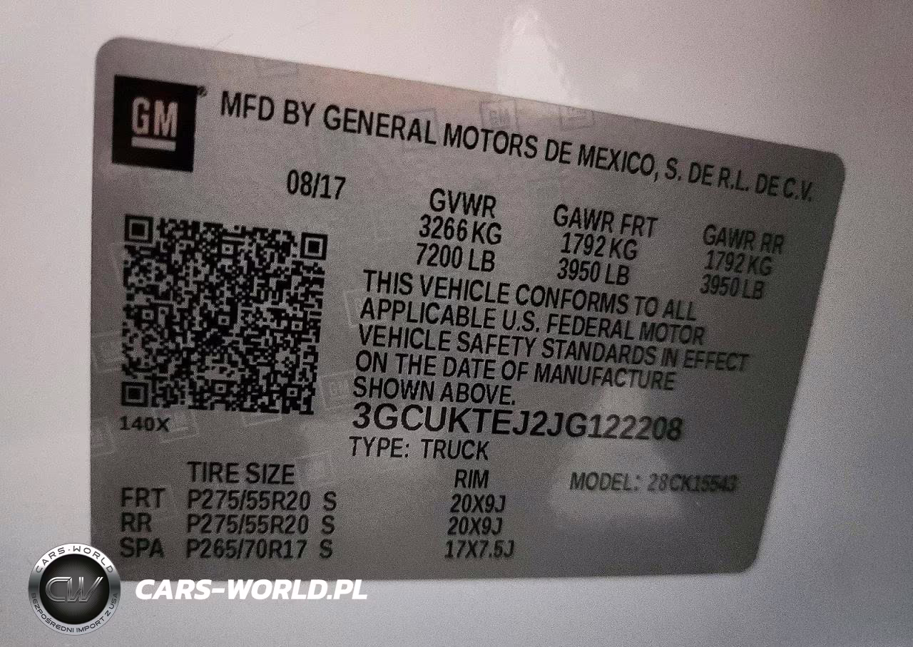 2018 Chevrolet Silverado K1500 High Country VIN:3GCUKTEJ2JG122208 - 13