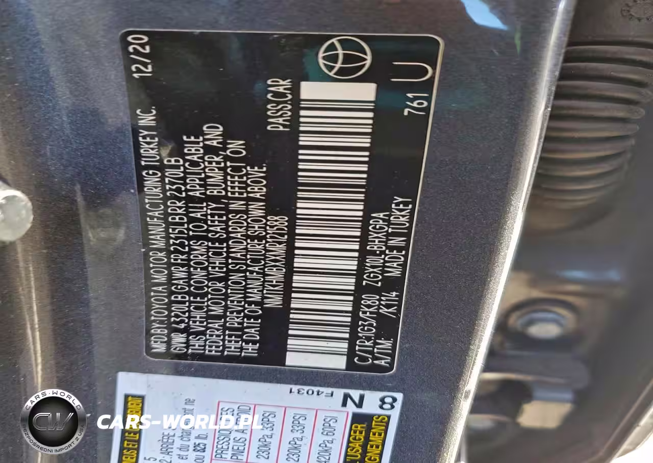 2021 Toyota C-Hr Xle VIN:NMTKHMBXXMR121588 - 12