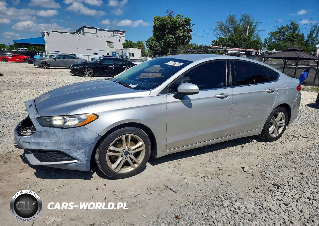 2018 Ford Fusion Se VIN:3FA6P0H7XJR115736 - 1