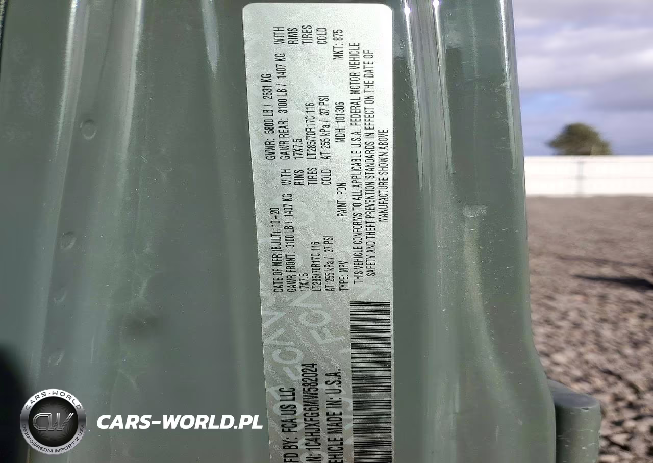 2021 Jeep Wrangler Unlimited Rubicon VIN:1C4HJXFG6MW582024 - 13