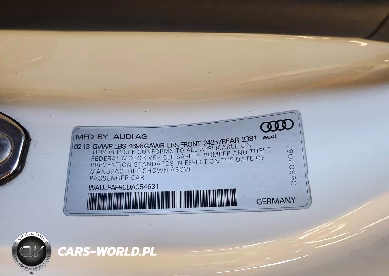 2013 Audi A5 Premium Plus VIN:WAULFAFR0DA054631 - 13