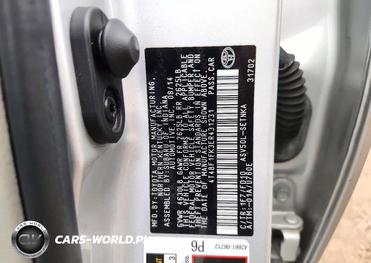 2014 Toyota Camry Le VIN:4T4BF1FK3ER431231 - 13